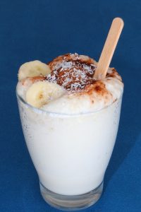 how to make banana milkshake without a blender